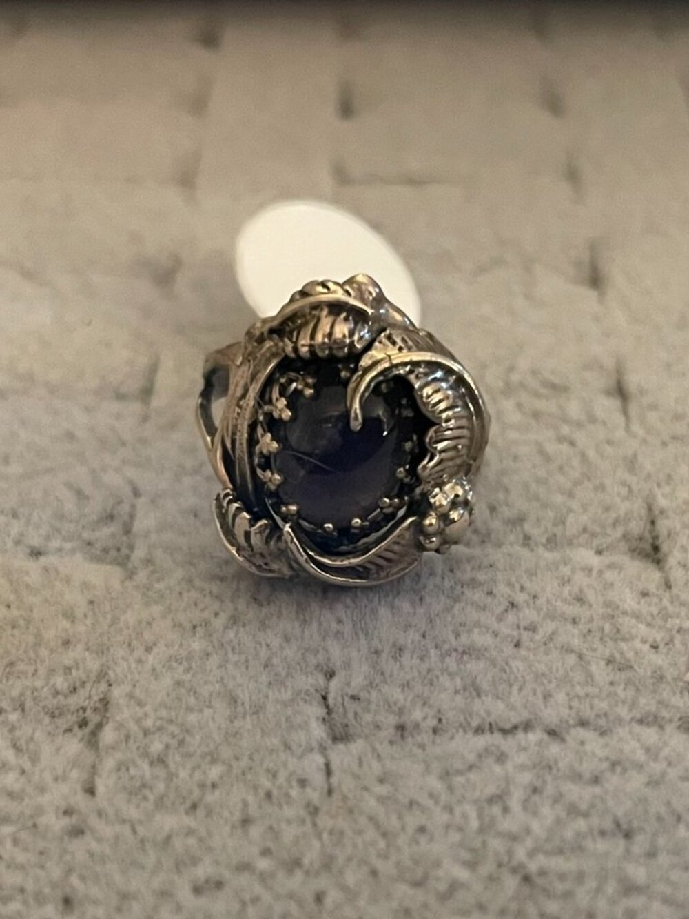 Vintage Sterling Silver Ring Size 4 Handmade OOAK Boho Bob Stringer 90s $225